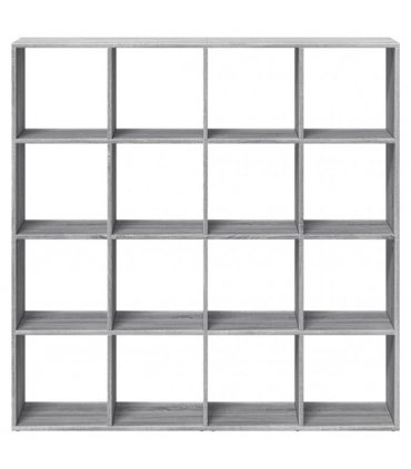 vidaXL Book Cabinet Grey Sonoma 137,5x29x137,5 cm Engineered Wood