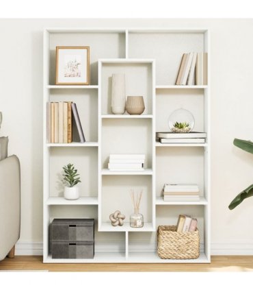 vidaXL Book Cabinet White 102x29x143 cm Engineered Wood