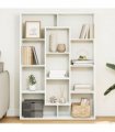 vidaXL Book Cabinet White 102x29x143 cm Engineered Wood