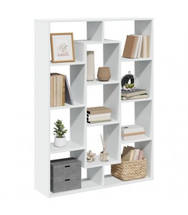 vidaXL Book Cabinet White 102x29x143 cm Engineered Wood