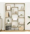 vidaXL Book Cabinet Sonoma Oak 102x29x143 cm Engineered Wood