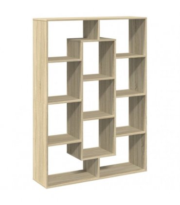 vidaXL Book Cabinet Sonoma Oak 102x29x143 cm Engineered Wood