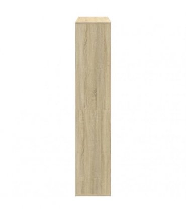 vidaXL Book Cabinet Sonoma Oak 102x29x143 cm Engineered Wood