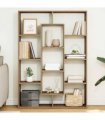 vidaXL Book Cabinet Artisian Oak 102x29x143 cm Engineered Wood