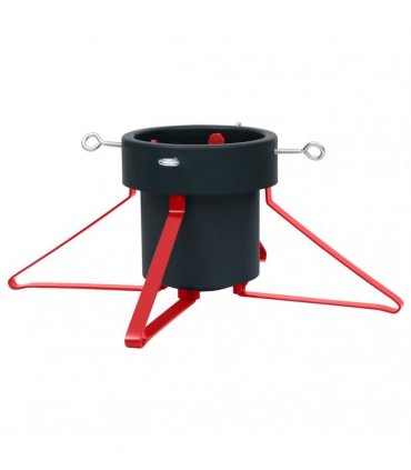vidaXL Christmas Tree Stand Green and Red 46x46x19 cm