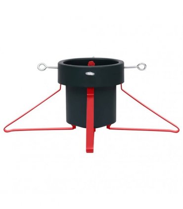 vidaXL Christmas Tree Stand Green and Red 46x46x19 cm