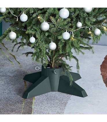 vidaXL Christmas Tree Stand Green 55,5x55,5x15 cm