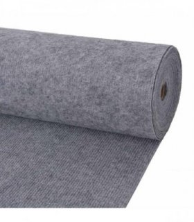 vidaXL Carpet Grey 1.2 x 20 m Polyester