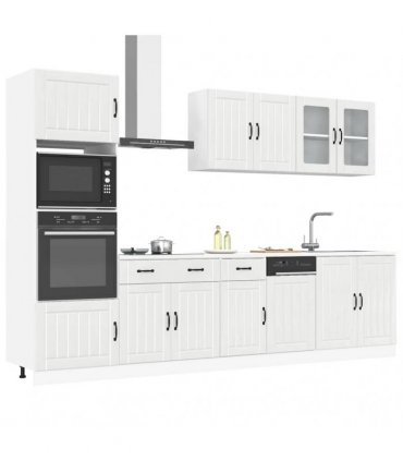 vidaXL 7 Piece Kitchen Cabinet Set "Lucca" High Gloss White