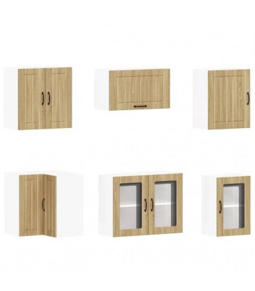 vidaXL 11 Piece Kitchen Cabinet Set "Lucca" Sonoma Oak Engineered Wood