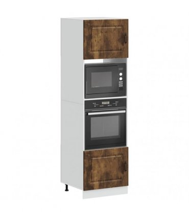 vidaXL Oven Cabinets 2 pcs "Kalmar" Smoked Oak Engineered Wood
