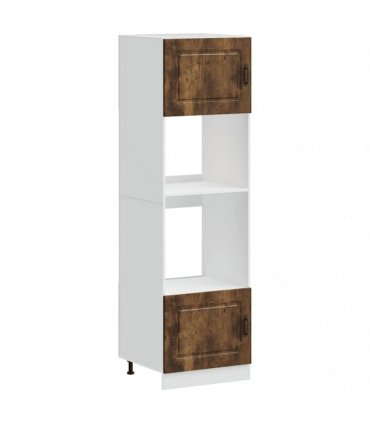 vidaXL Oven Cabinets 2 pcs "Kalmar" Smoked Oak Engineered Wood