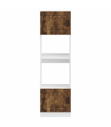 vidaXL Oven Cabinets 2 pcs "Kalmar" Smoked Oak Engineered Wood