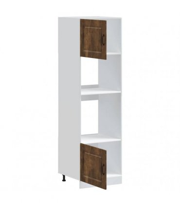 vidaXL Oven Cabinets 2 pcs "Kalmar" Smoked Oak Engineered Wood