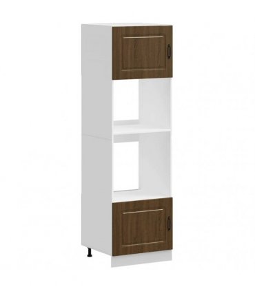 vidaXL Oven Cabinets 2 pcs "Kalmar" Brown Oak Engineered Wood