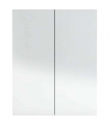 vidaXL Bathroom Mirror Cabinet 60x15x75 cm MDF Anthracite