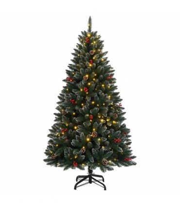 vidaXL Artificial Christmas Tree 150 LEDs 150 cm
