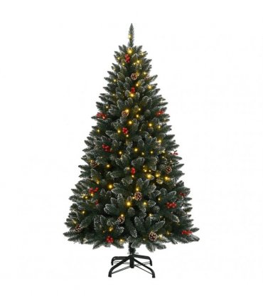 vidaXL Artificial Christmas Tree 300 LEDs 180 cm