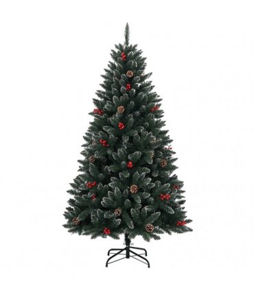 vidaXL Artificial Christmas Tree 300 LEDs 210 cm
