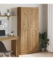 vidaXL Highboard Artisan Oak 82,5x30,5x185 cm Engineered Wood