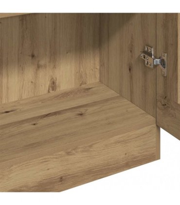 vidaXL Highboard Artisan Oak 82,5x30,5x185 cm Engineered Wood