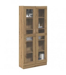 vidaXL Highboard Artisan Oak 82,5x30,5x185 cm Engineered Wood
