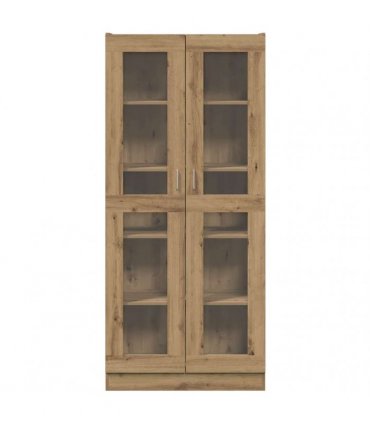 vidaXL Highboard Artisan Oak 82,5x30,5x185 cm Engineered Wood
