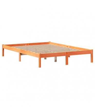 vidaXL Bookcase Bed without Mattress Wax Brown 150x200 cm