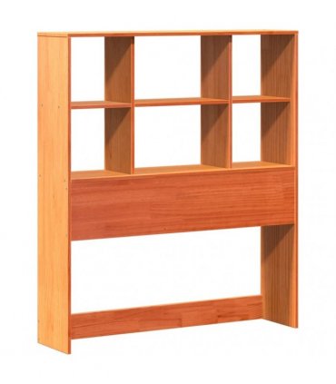 vidaXL Bookcase Bed without Mattress Wax Brown 100x200 cm