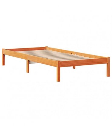 vidaXL Bookcase Bed without Mattress Wax Brown 75x190 cm