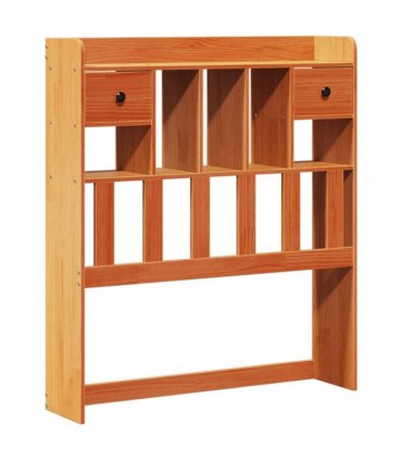vidaXL Bookcase Bed without Mattress Wax Brown 75x190 cm