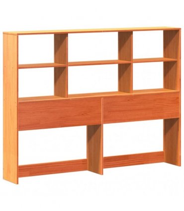 vidaXL Bed Frame without Mattress Wax Brown 150x200 cm Solid Wood Pine