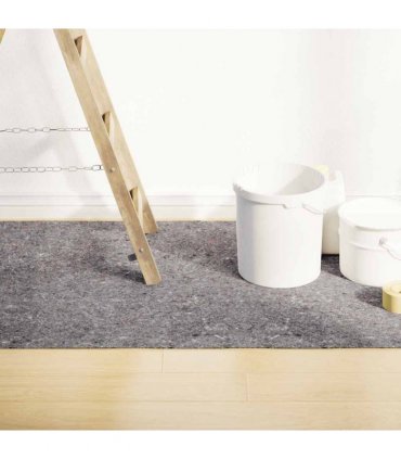 vidaXL Non-slip Painter Fleeces 2 pcs 25 m 280 g/m² Grey