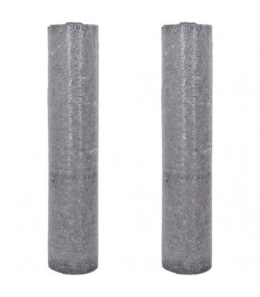 vidaXL Non-slip Painter Fleeces 2 pcs 25 m 280 g/m² Grey