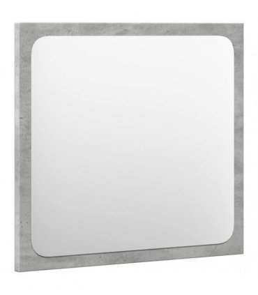 vidaXL 4 Piece Bathroom Furniture Set Concrete Grey Engineered Wood