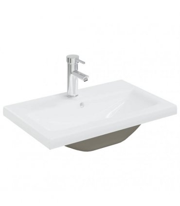 vidaXL 2 Piece Bathroom Furniture Set Concrete Grey Engineered Wood