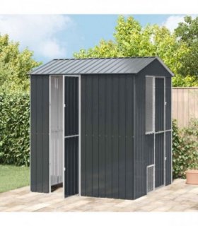 vidaXL Bird Cage Anthracite 215 x 210 x 247 cm