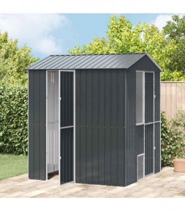 vidaXL Bird Cage Anthracite 215 x 210 x 247 cm