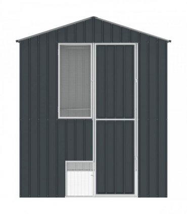 vidaXL Bird Cage Anthracite 215 x 210 x 247 cm