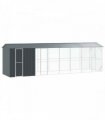 vidaXL Bird Cage Anthracite 860 x 208 x 247 cm