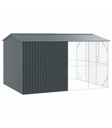 vidaXL Bird Cage Anthracite 430 x 310 x 247 cm