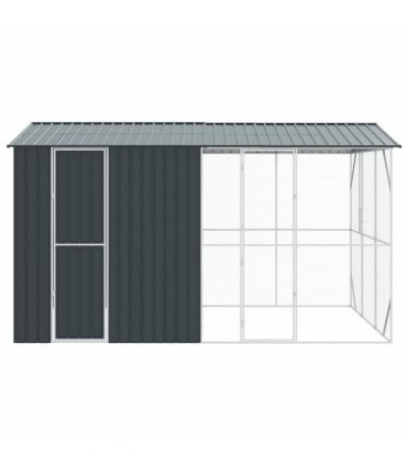 vidaXL Bird Cage Anthracite 430 x 310 x 247 cm