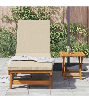 vidaXL Sun Lounger 2 pcs Solid Acacia Wood Brown
