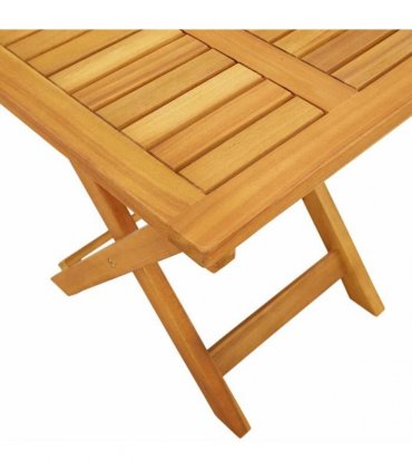 vidaXL Sun Lounger 3 pcs Solid Acacia Wood Brown