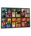 vidaXL Collage Photo Frame for 24x(10x15 cm) Picture Dark Brown MDF