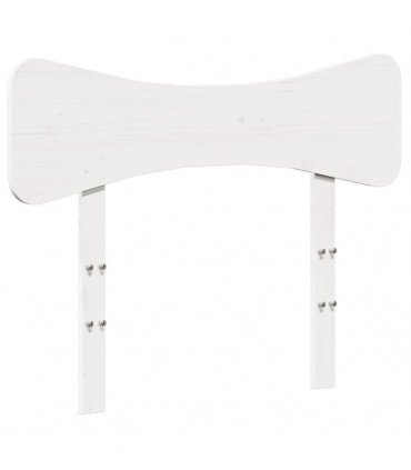 vidaXL Bed Frame without Mattress White 100x200 cm Solid Wood Pine