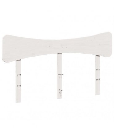 vidaXL Bed Frame without Mattress White 120x190 cm Solid Wood Pine