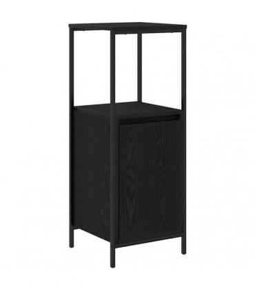 vidaXL Bathroom Furniture Set 5 pcs Black Engineered wood