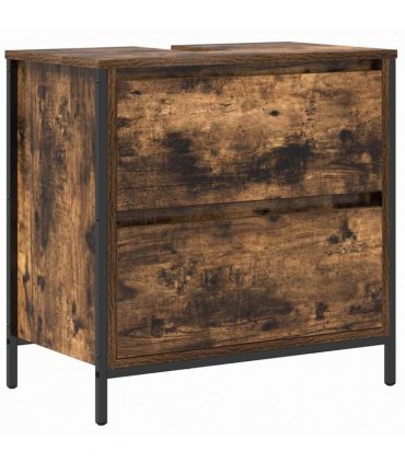 vidaXL Bathroom Furniture Set 5 pcs Brown Engineered wood