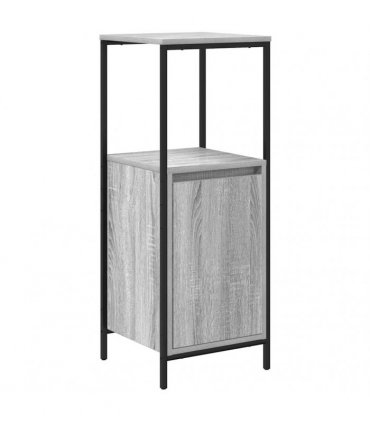 vidaXL Bathroom Furniture Set 5 pcs Grey Engineered wood